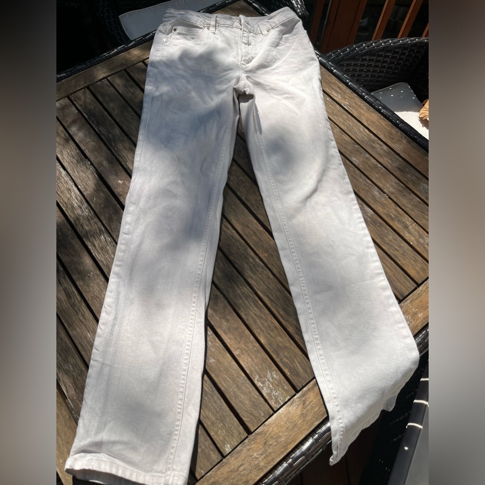 Karl Lagenfeld White Jeans